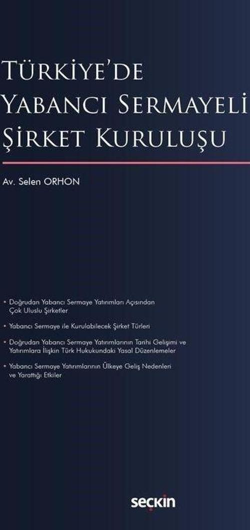 Türkiye'de Yabancı Sermayeli Şirket Kuruluşu