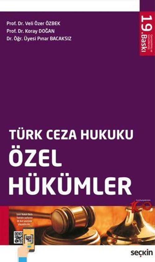 Türk Ceza Hukuku Özel Hükümler