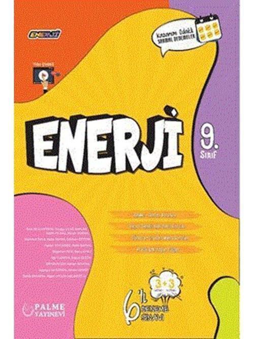 Palme 9.Sınıf Enerji 6 Deneme Sınavı *Yeni* - Palme Yayınları