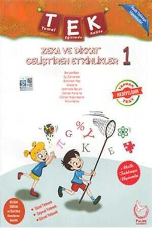 Palme Yayınevi 1. Sınıf Zeka Ve Dikkat Geliştiren Etkinlikler - Palme Yayınları