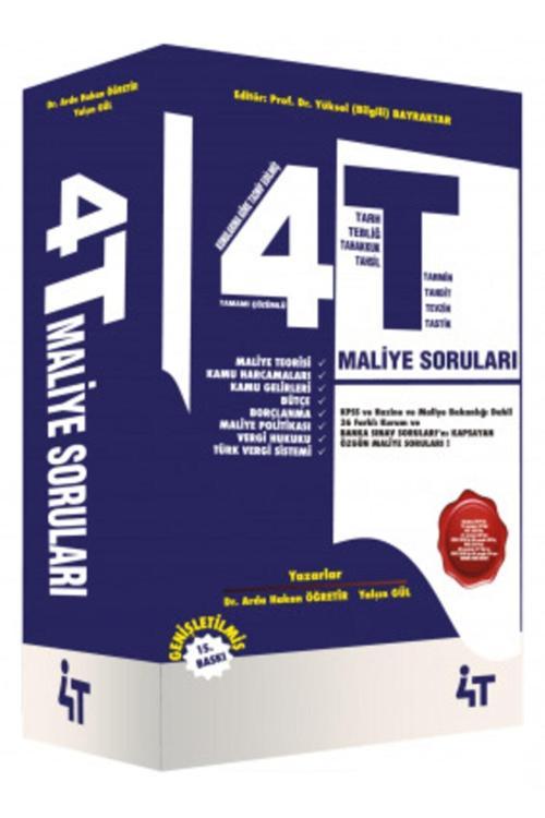 Tamamı Çözümlü Özgün Maliye Soruları 14. Baskı - 4T Yayınları