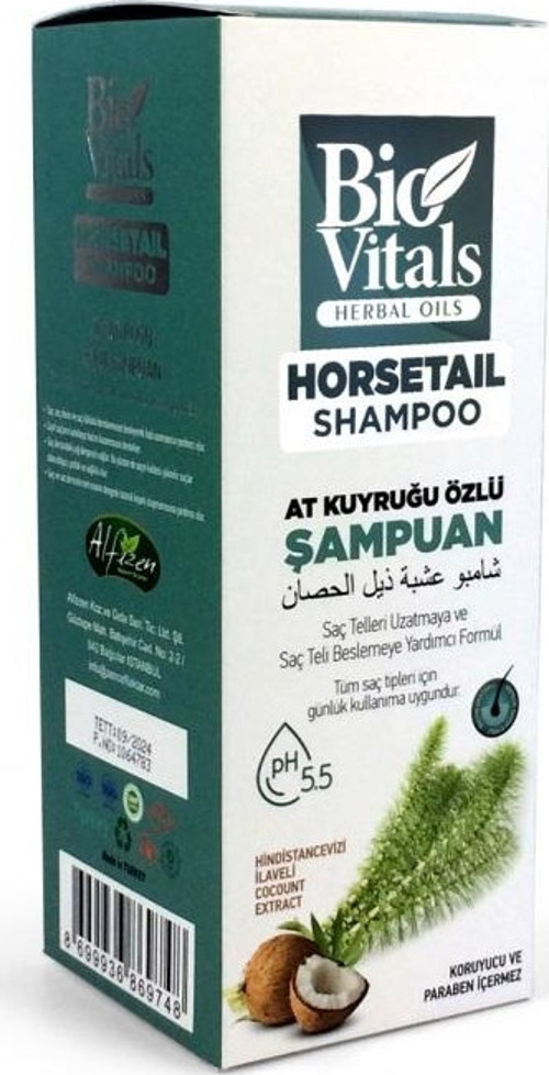 At Kuyruğu ve Hindistan Cevizi Özlü Şampuan 400ml