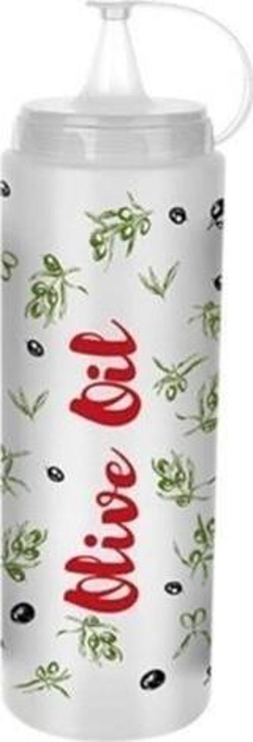 Şeffaf Kapaklı Sızdırmaz Yağlık Sosluk Şişesi Plastik Yağdanlık Master Chef AP-9471