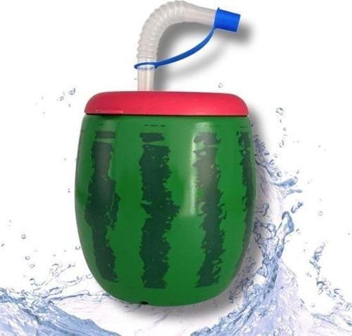 Karpuz Model Kendiliğinden Pipetli 900 ml Suluk, Matara