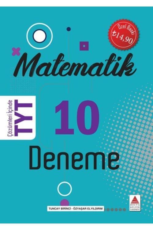 Delta Kültür Yayınevi Tyt Matematik 10 Deneme 9786057698179 -