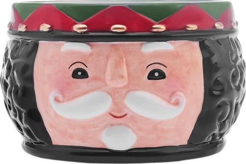 New Year Yılbaşı Rölyefli Kurşun Asker Kase Siyah 12 Cm