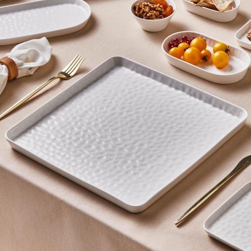 x Refika Bembeyaz Servis Tabağı 32 cm