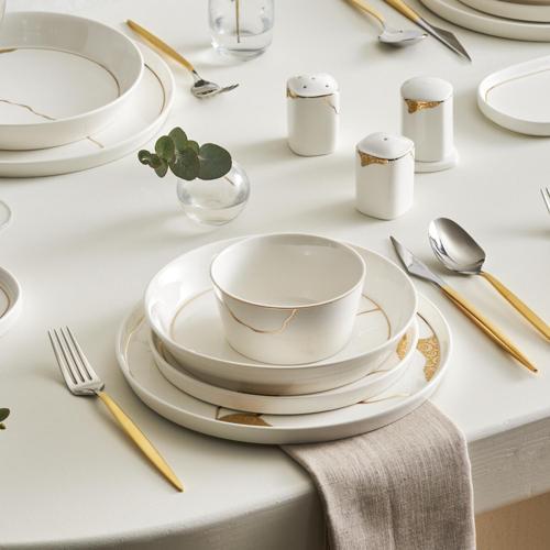 Streamline Quora 59 Parça 12 Kişilik New Bone Yemek Takımı