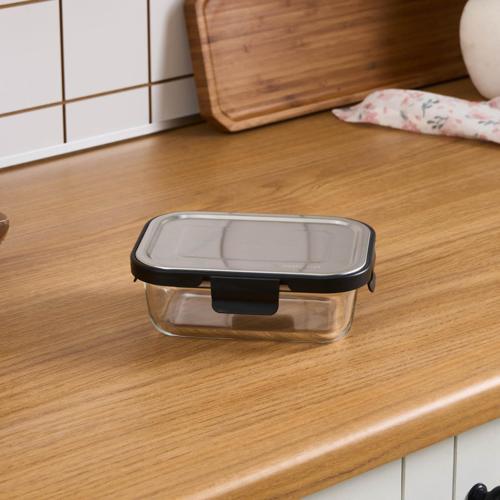 Vera Metal Kapaklı Cam Saklama Kabı 640 Ml