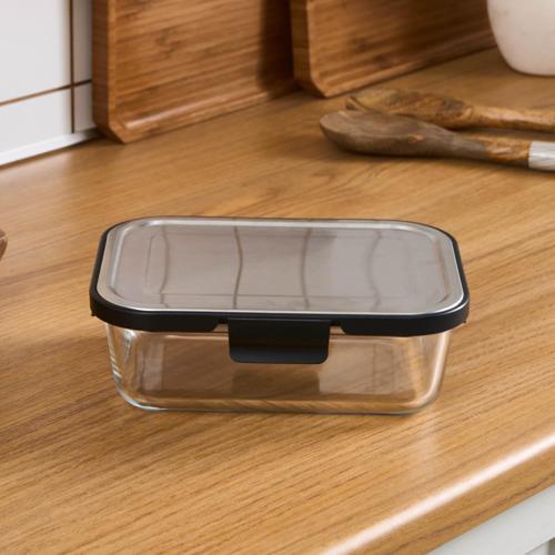 Vera Metal Kapaklı Cam Saklama Kabı 1500 Ml