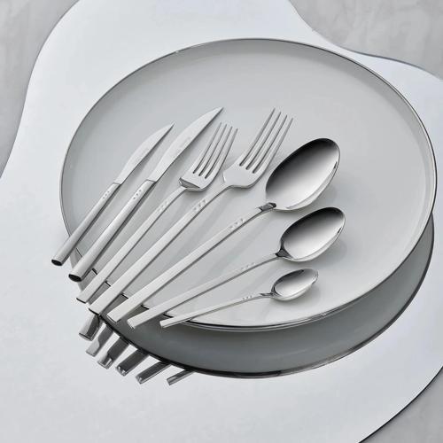 Elegance New All Star V2 Platin 12 Kişilik 84 Parça Çatal Kaşık Bıçak Takımı