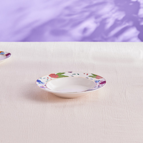 Frida Çukur Tabak Beyaz 22 Cm