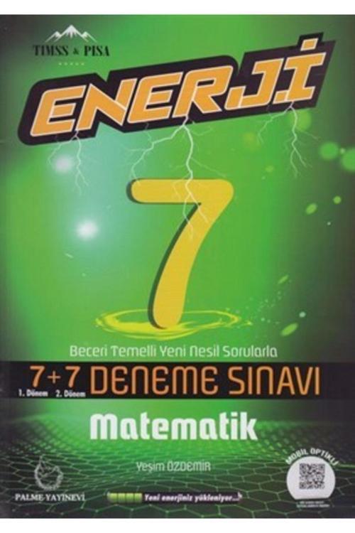 7. Sınıf Matematik Enerji 7+7 Deneme Sınavı - Palme Yayınları