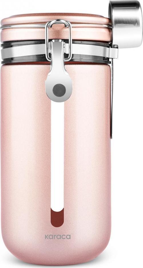 Mastermaid Kilitli Kapaklı Kaşıklı Kahve Saklama Kabı 1000 Ml Rosegold