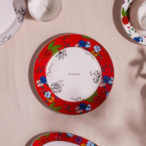 Frida Servis Tabağı Kırmızı 27 Cm
