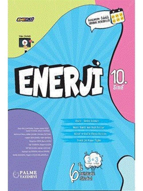 Palme 10.Sınıf Enerji 6 Deneme Sınavı *Yeni* - Palme Yayınları