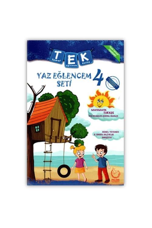Palme 4.Sınıf Tek Yaz Eğlencem Seti Tatil - Palme Yayınları