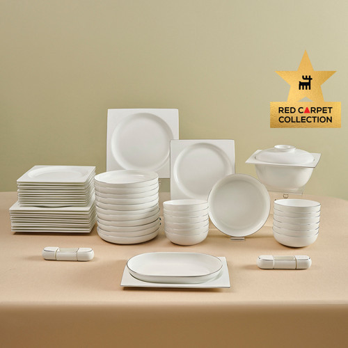 Red Carpet Collection Fine Pearl Extra Nish 58 Parça 12 Kişilik Yemek Takımı Platin