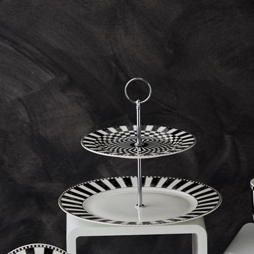 Damalı Katlı Kurabiyelik 27 cm