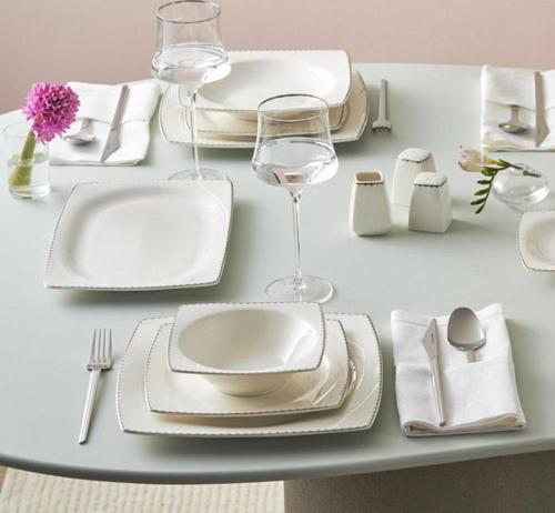 Glow New Bone 57 Parça 12 Kişilik Yemek Takımı