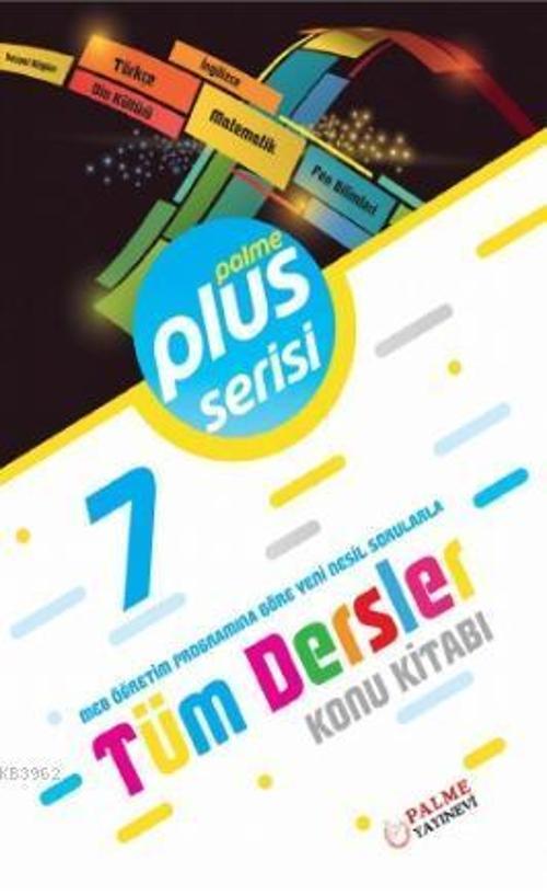 Palme 7. Sınıf Plus Tüm Dersler Konu Kitabı - Palme Yayınları