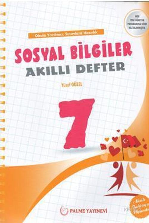 Palme 7.Sınıf Sosyal Bilgiler Akıllı Defter - Palme Yayınları