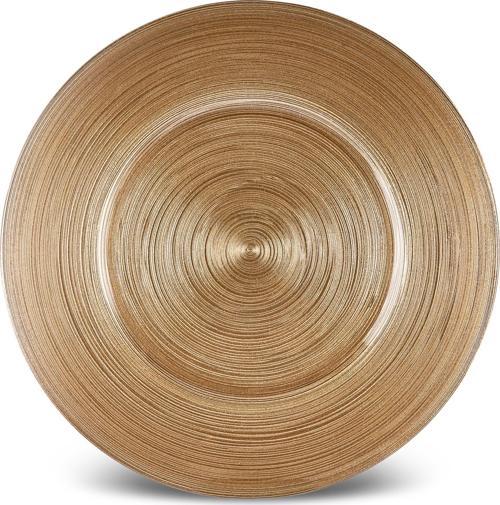 Home Premium Yuvarlak Supla Altın 33 Cm