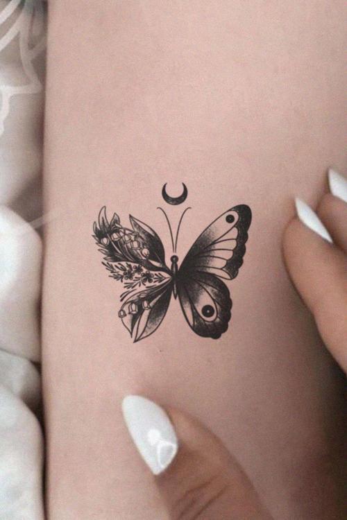 Butterfly Kelebek Tatto Kol Geçici Dövme Aksesuar Şık Geçici Dövme