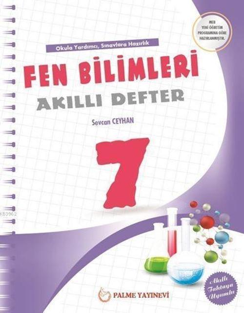 Palme Yayınevi 7.Sınıf Fen Bilimleri Akıllı Defter - Palme Yayınları