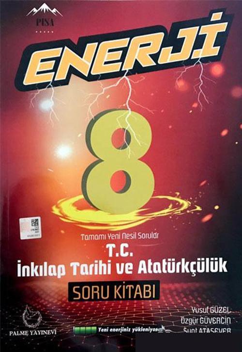 Palme Yayınevi 8.Sınıf Enerji İnkilap Tarihi Soru Kitabı - Palme Yayınları