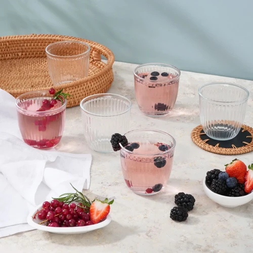 Gordes 6'lı Cam Su Bardağı 290 ml