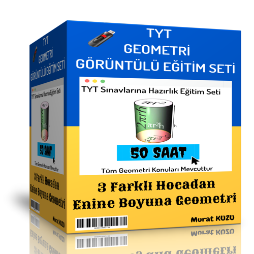 Tyt Geometri Görüntülü Eğitim Seti (50 Saatlik Özel Anlatım) - Enine Boyuna Eğitim