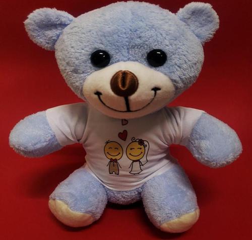 Mutlu Çift Tişörtlü Peluş Ayı