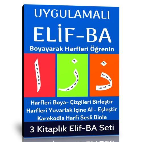 Uygulamalı Elif-Ba Etkinlik Kitap Seti (3 Modüler Kitap) - Enine Boyuna Eğitim