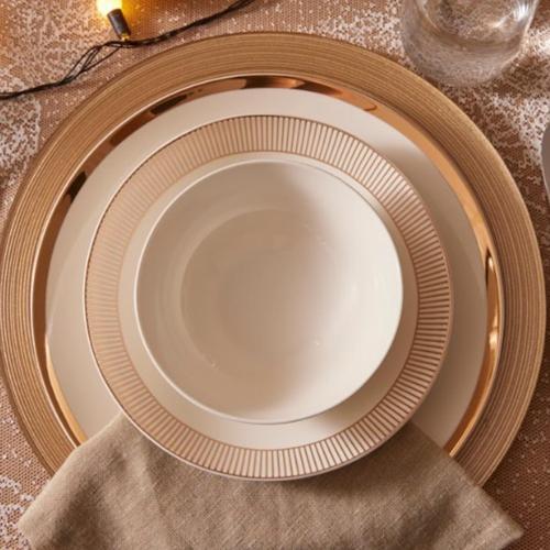 Forever Bone Gold Line 24 Parça 6 Kişilik Yemek Takımı