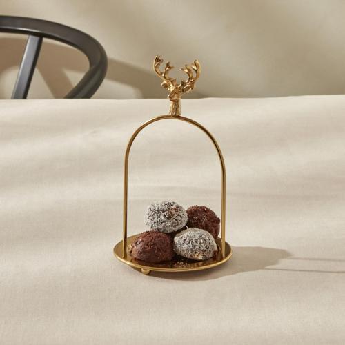 Maison İkramlık 12x12x20 cm Gold