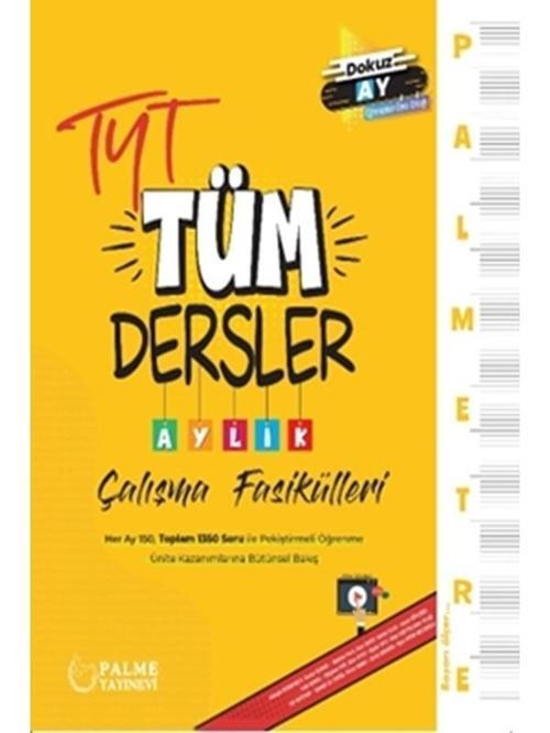 Palme Yks Tyt Tüm Dersler Aylık Çalışma Fasikülleri *Yeni* - Palme Yayınları