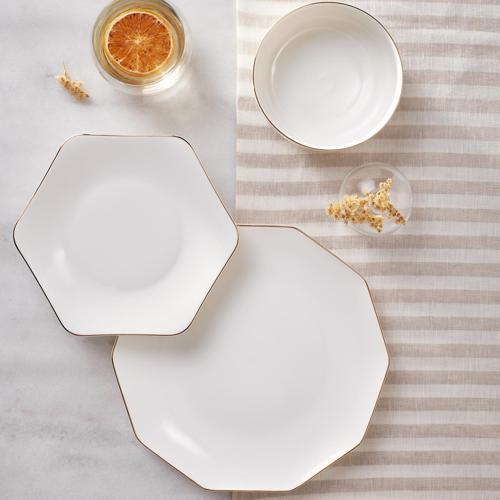 Stream Bone Linda 18 Parça 6 Kişilik Yemek Takımı