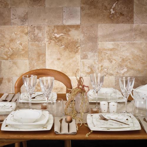 Fine Pearl Lyria 62 Parça 12 Kişilik İnci Yemek Takımı