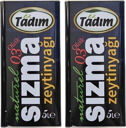 2 Li Naturel Sızma Soğuk Sıkım Taş Baskı Zeytinyağı 5 Litre