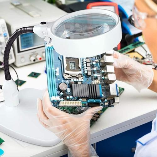 Masa Üstü 10X Led Işıklı Büyüteç Okuma El Sanatları Onarım Büyüteç