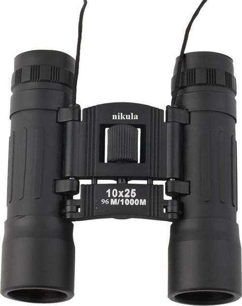 Jd-05 10X25 Katlanır Kauçuk Kaplamalı Cep Boyu Kamp Ve Avcılık Dürbünü