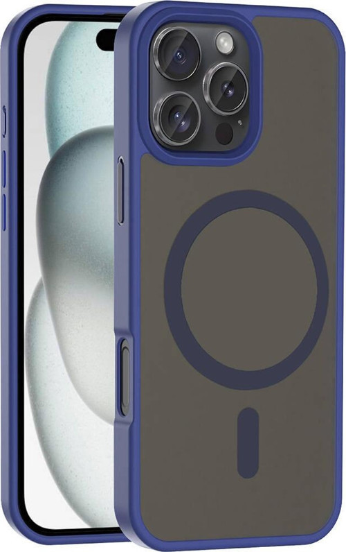 Apple iPhone 16 Pro Max Kılıf Mat Arka Yüzey Wireless Şarj Özellikli Sio Kapak