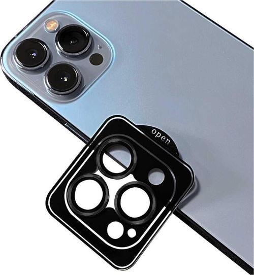 iPhone 16 Pro Max Kolay Takma Aparatlı CL-18 Kamera Lens Koruyucu