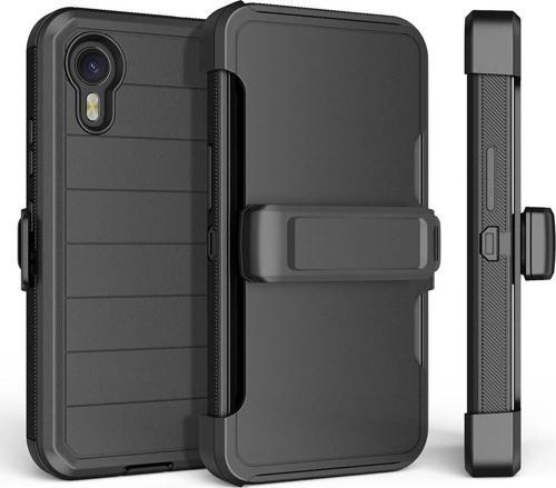 Galaxy XCover7 Pro Kılıf Double Clip 360 Tam Koruma Outdoor Zırh Kapak