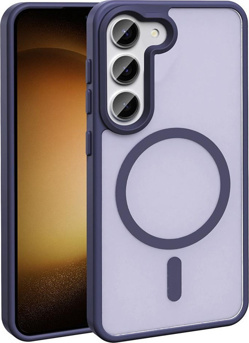 Galaxy S24 FE Kılıf Mat Arka Yüzey Wireless Şarj Özellikli Sio Magsafe Kapak