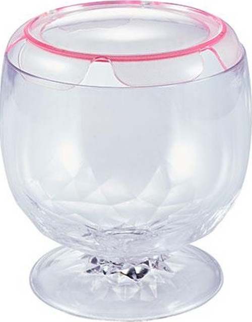 Stylish Display Case - Yuvarlak Tank - Pembe