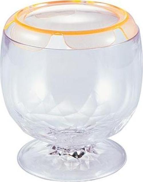 Stylish Display Case - Yuvarlak Tank-Turuncu