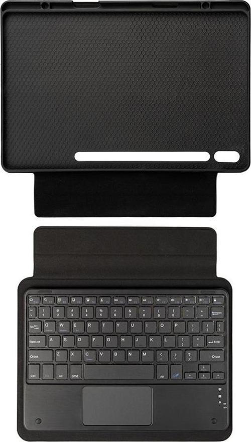Galaxy Tab S10 Ultra (X920) / S9 Ultra (X910) / Tab S8 Ultra Keyboard Bluetooh Bağlantılı Standlı Klavyeli Tablet Kılıfı