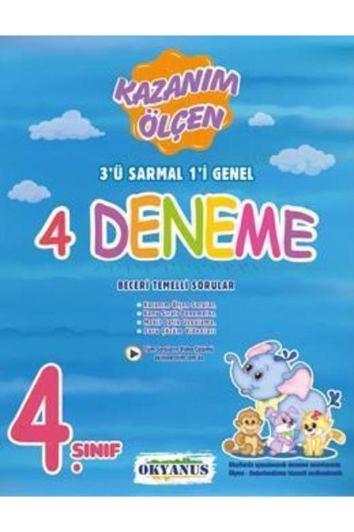 Okyanus 4. Sınıf 4'Lü Deneme - Okyanus Yayıncılık